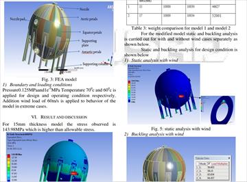 Design of Spherical Pressure Vessel against Buckling Failure