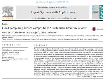 ترجمه مقاله انگلیسی: ترکیب خدمات محاسبه‌ ابری: یک بررسی سیستماتیک سازمان یافته