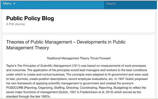 ترجمه مقاله انگلیسی: نظریه های مدیریت دولتی  توسعه هایی در نظریه مدیریت دولتی