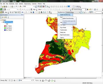 فایل پاورپوینت GIS و ژئورفرنس کردن