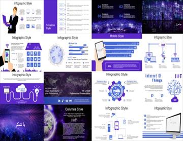 دانلود قالب پاورپوینت اینترنت